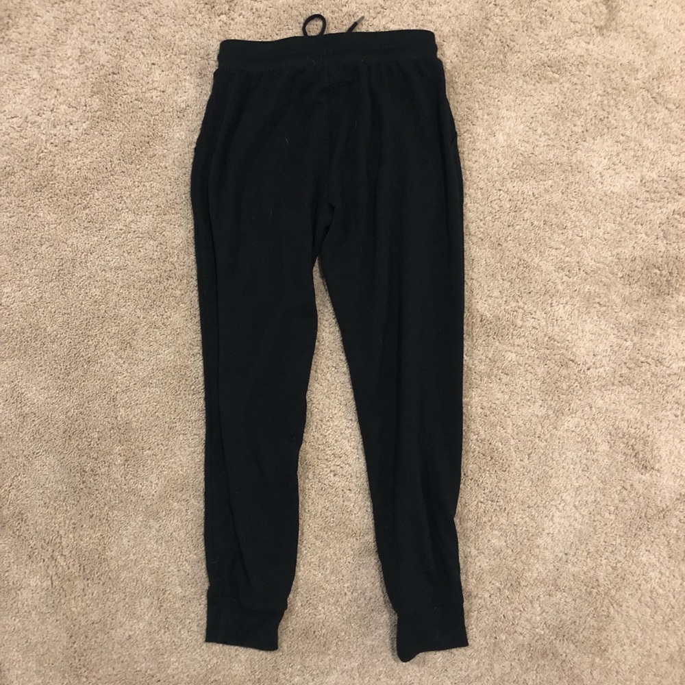 Black sweatpants, black lounge wear